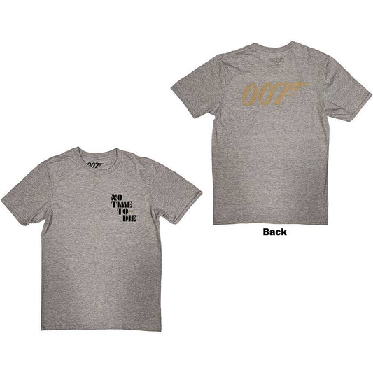 James Bond 007 T-Shirt: No Time To Die & Logo