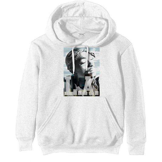 Tupac Pullover Hoodie: LA Skyline