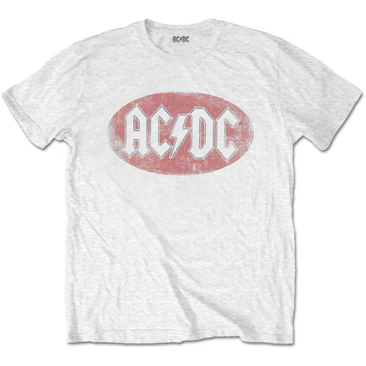AC/DC T-Shirt: Oval Logo Vintage