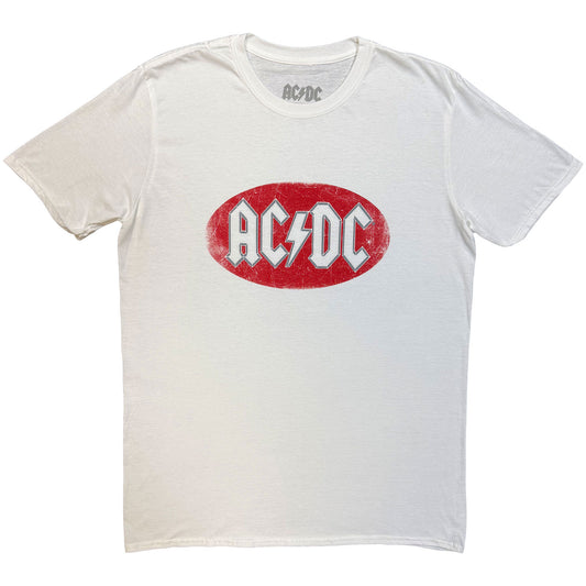 AC/DC T-Shirt: Oval Logo Vintage