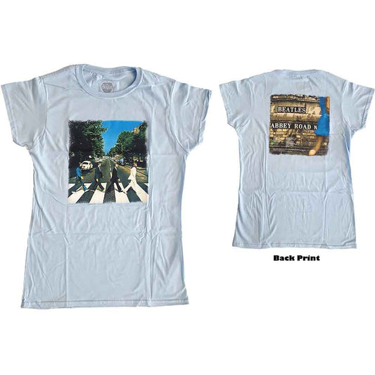 The Beatles Ladies T-Shirt: Vintage Abbey Road