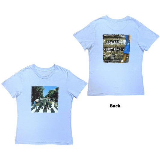The Beatles Ladies T-Shirt: Vintage Abbey Road