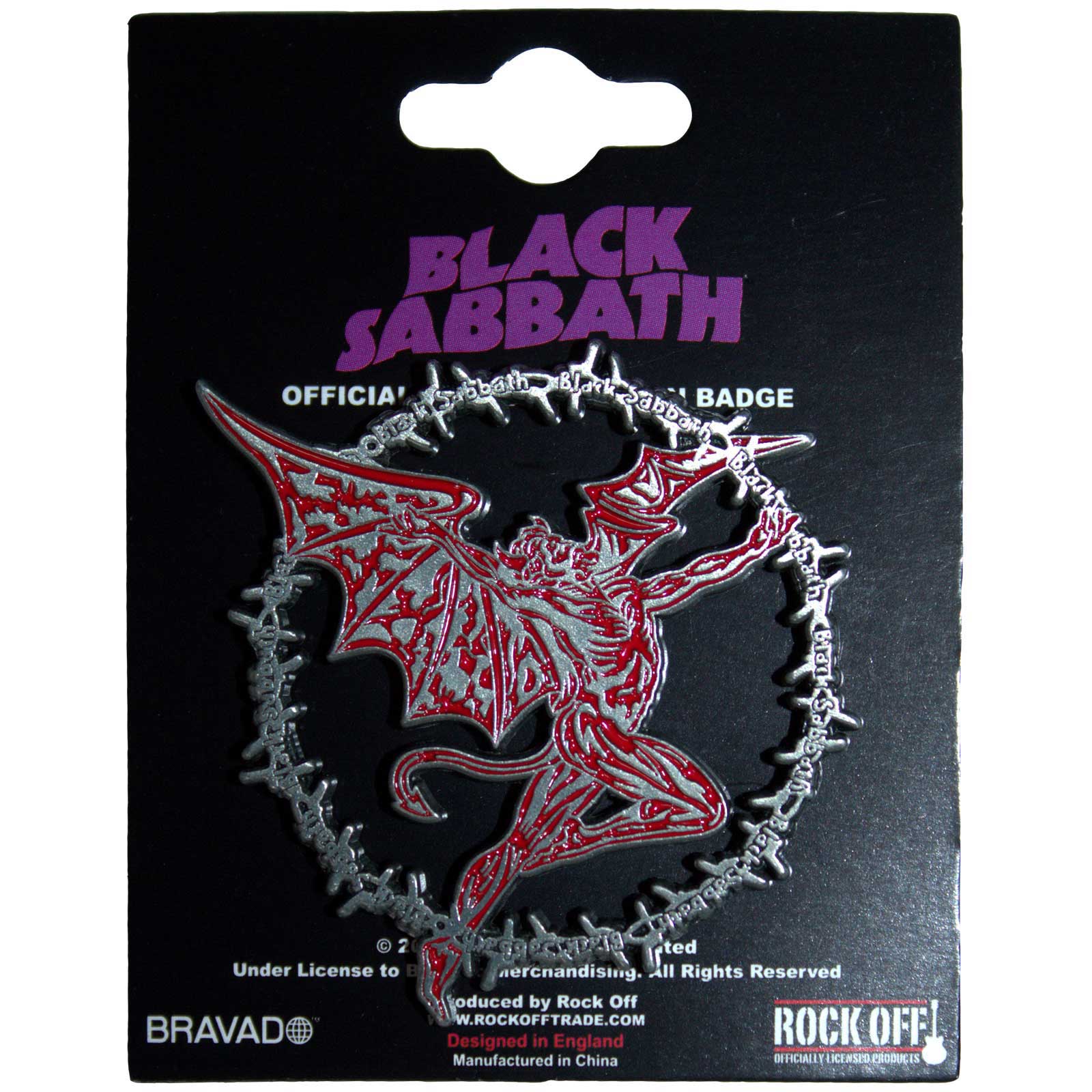 Black Sabbath Badge: Daemon Ring – Rock Universe