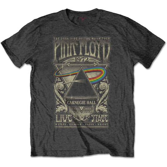 Pink Floyd T-Shirt: Carnegie Hall Poster