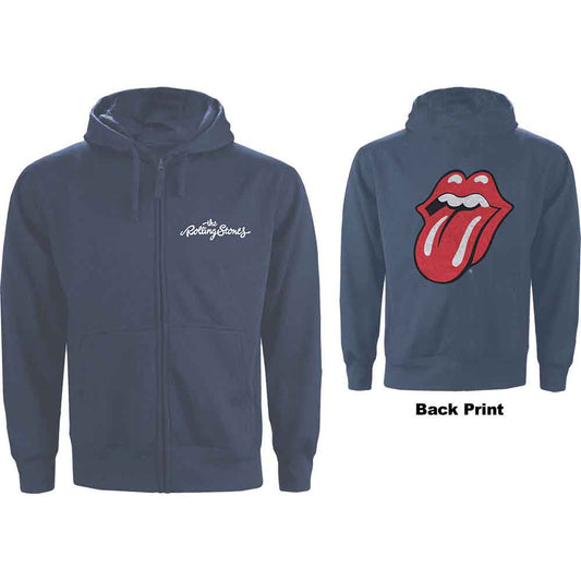 The Rolling Stones Zipped Hoodie: Classic Tongue