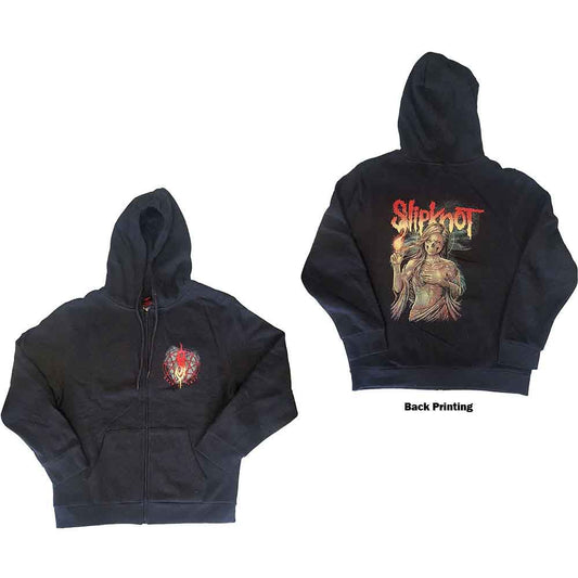 Slipknot Zipped Hoodie: Burn Me Away