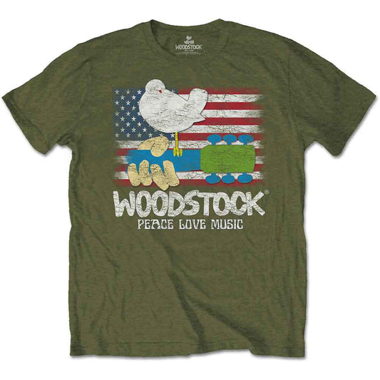 Woodstock T-Shirt: Flag