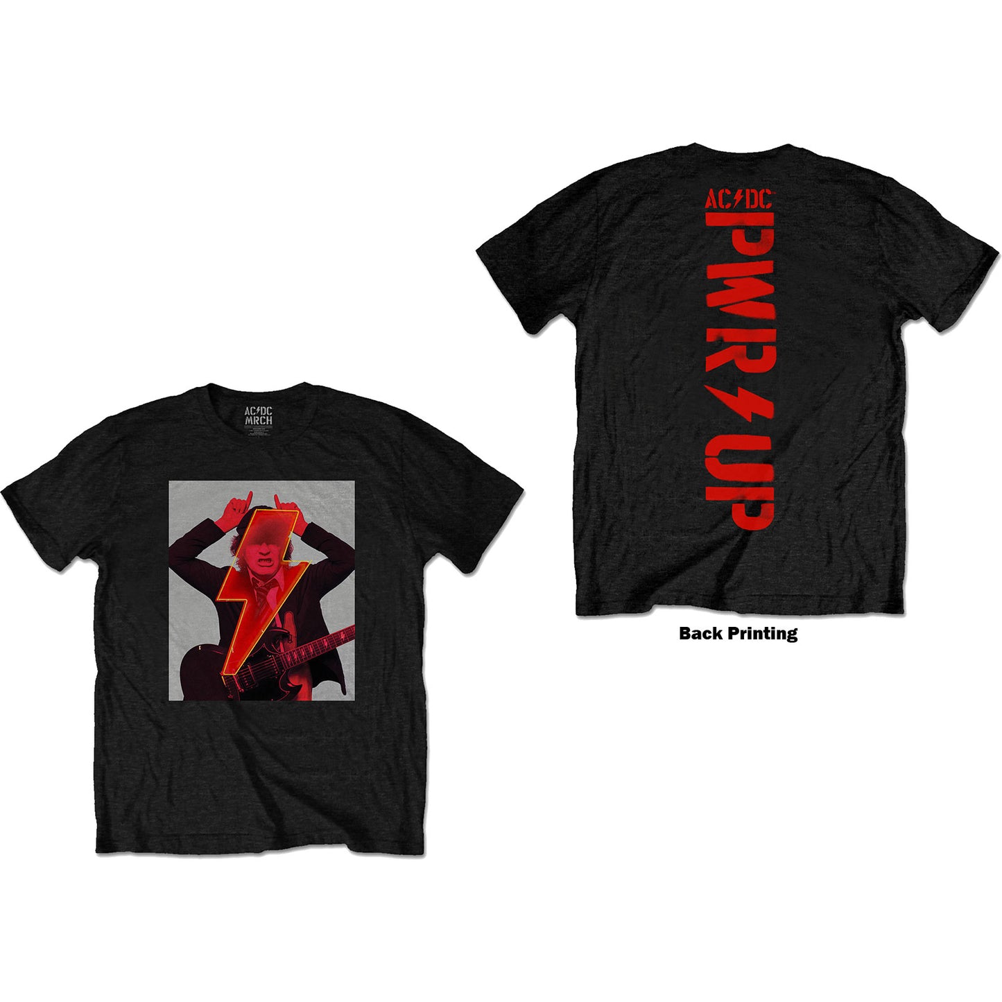 AC/DC T-Shirt: Angus Finger Horns