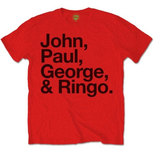 The Beatles T-Shirt: John Paul George & Ringo