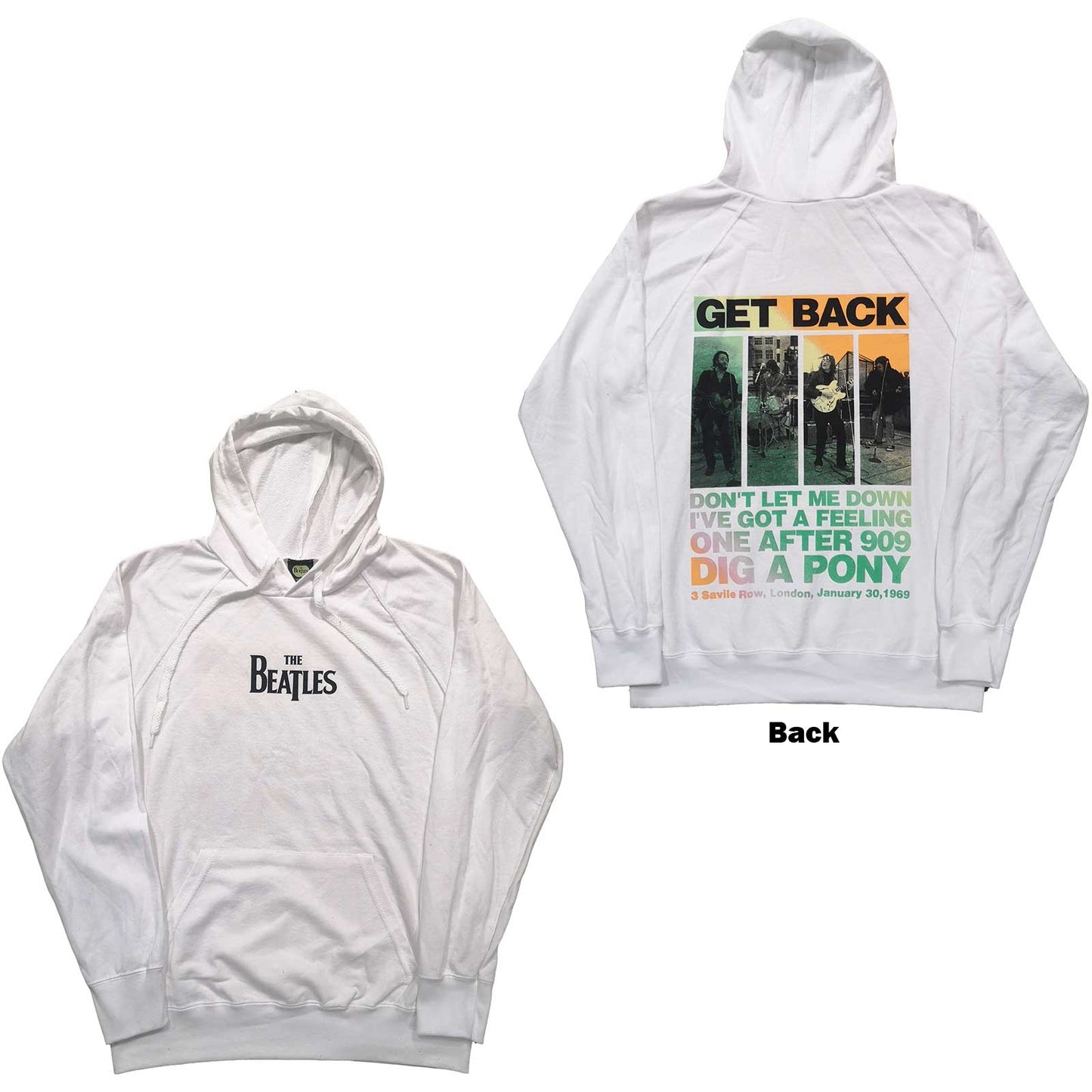 The Beatles Pullover Hoodie: 3 Savile Row