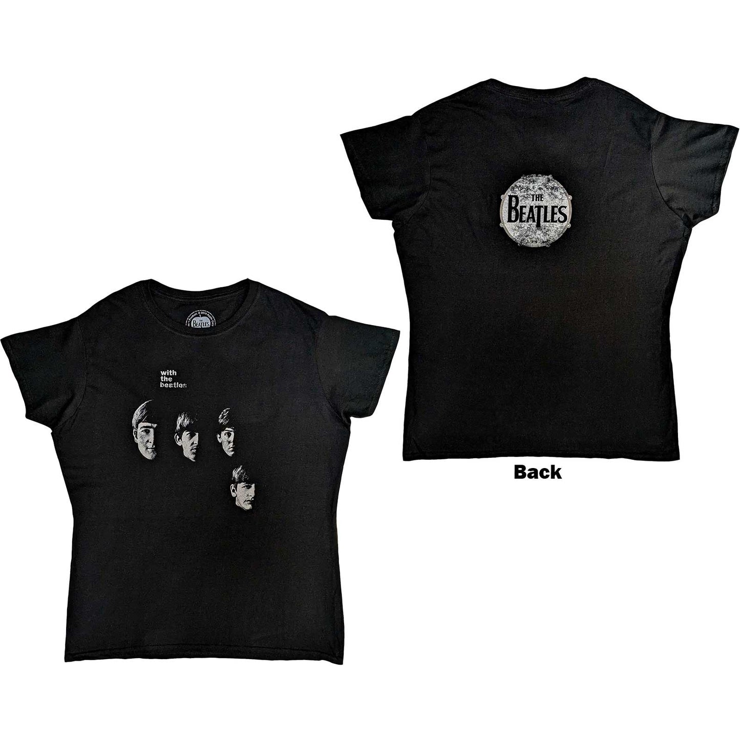 The Beatles Ladies T-Shirt: With The Beatles