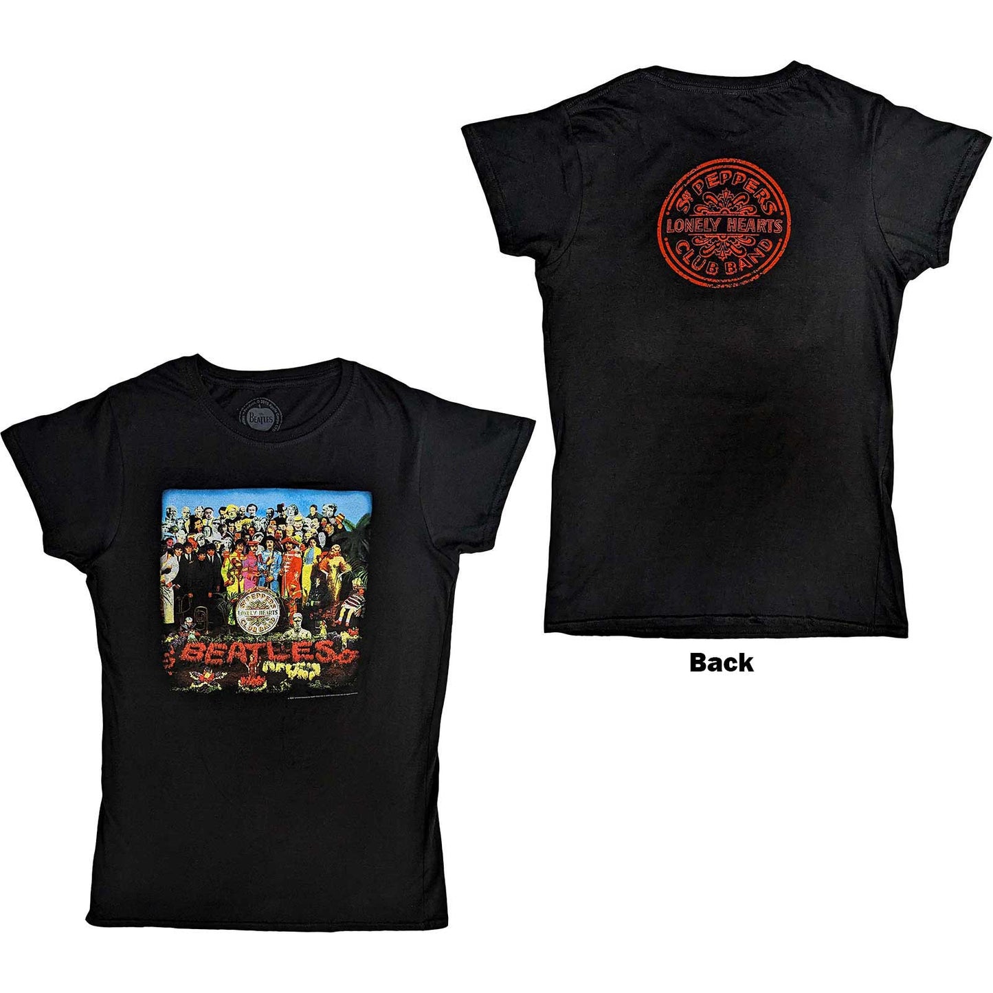 The Beatles Ladies T-Shirt: Sgt Pepper
