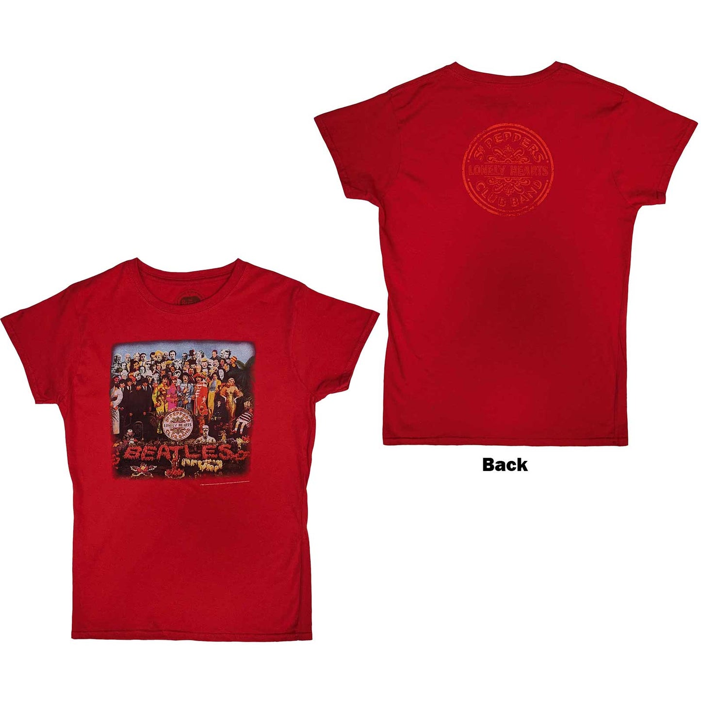 The Beatles Ladies T-Shirt: Sgt Pepper