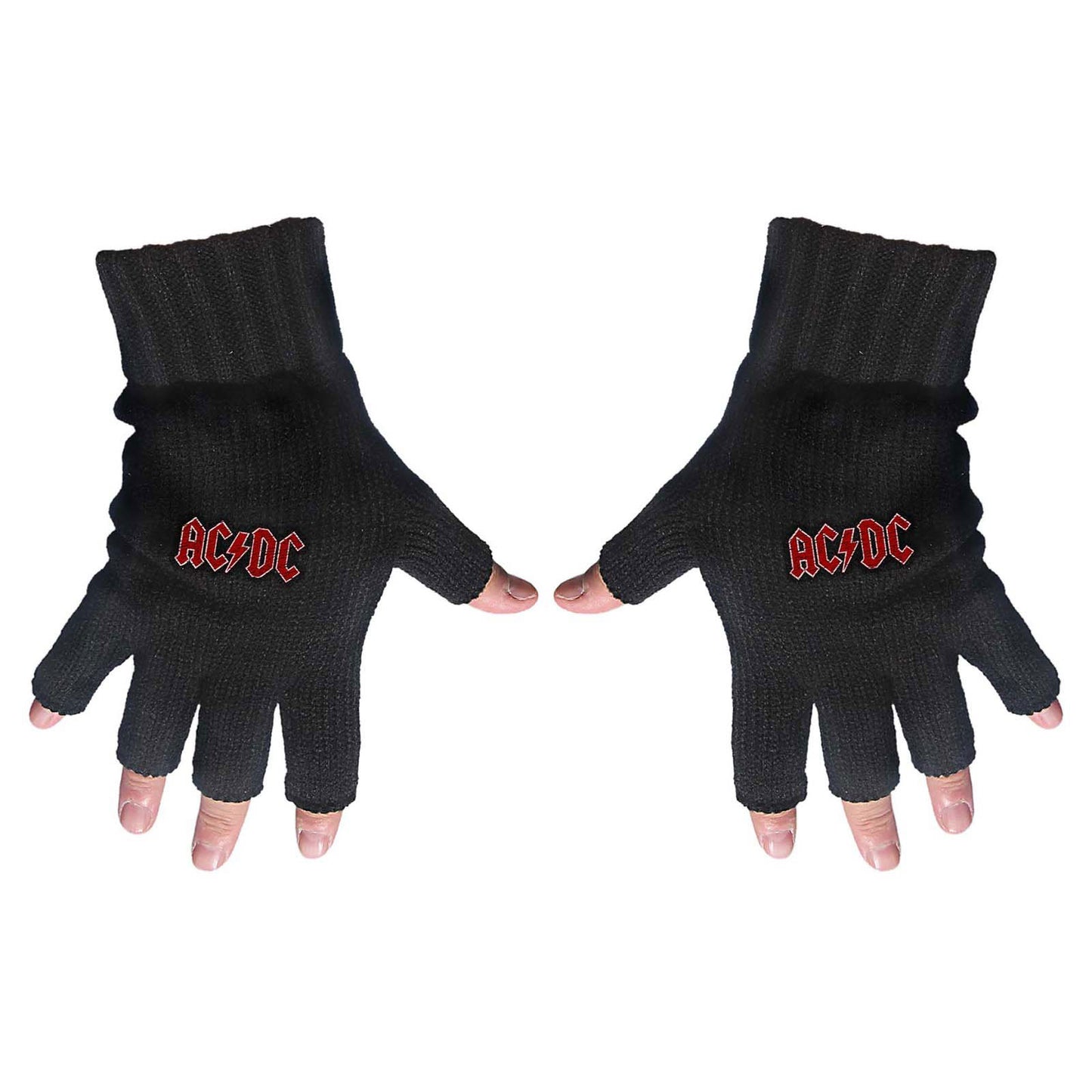 AC/DC Gloves: Classic Red Logo