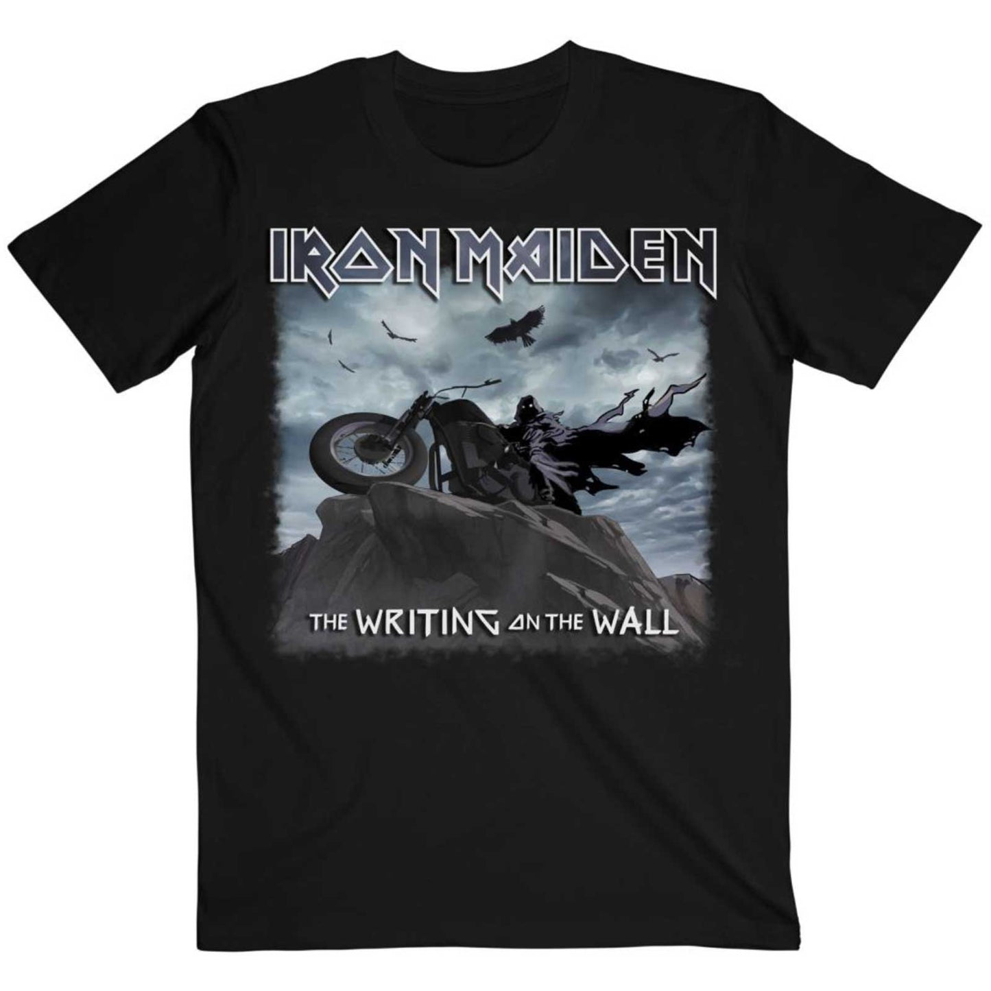 Iron Maiden T-Shirt: The Writing on the Wall Single Cover
