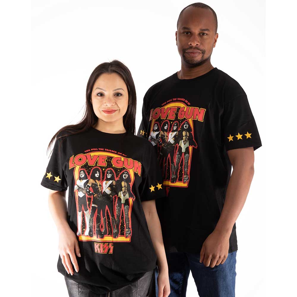 KISS T-Shirt: Love Gun Stars