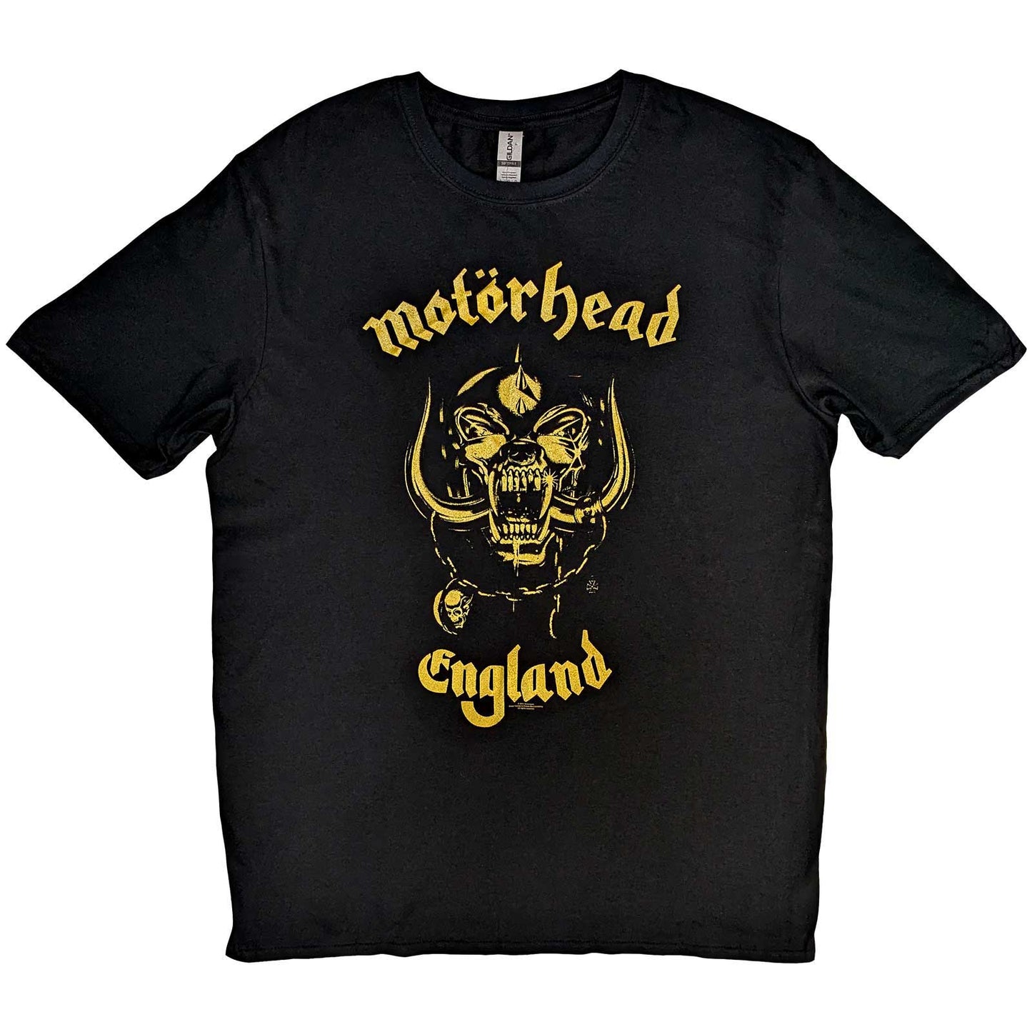 Motorhead T-Shirt: England Classic Gold