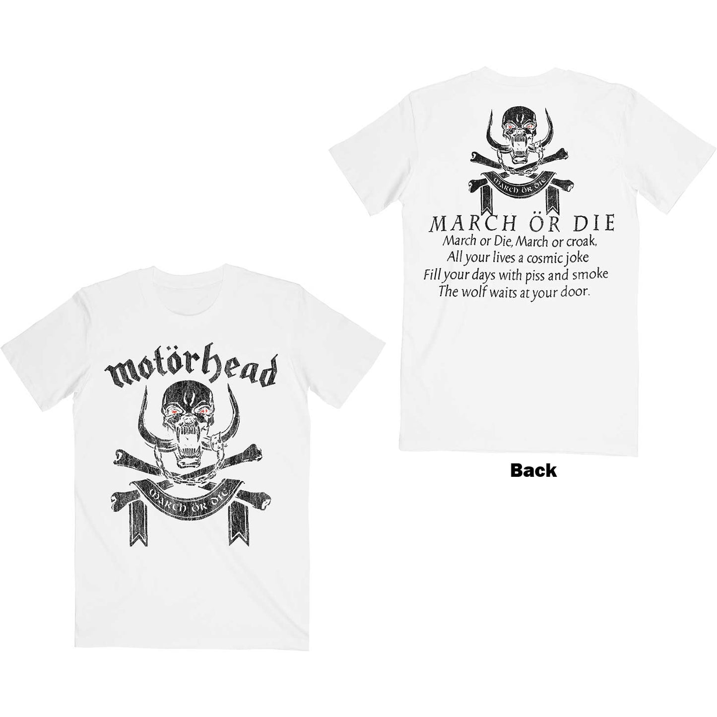 Motorhead T-Shirt: March or Die