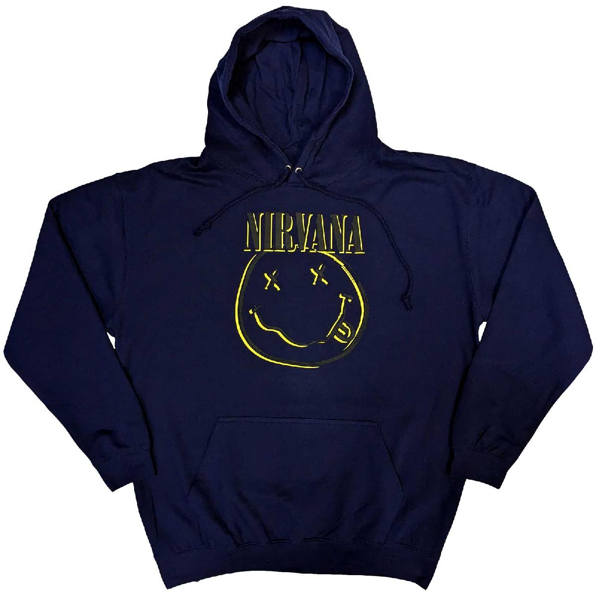 Nirvana Pullover Hoodie: Inverse Happy Face