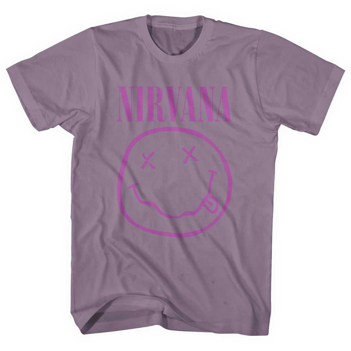 Nirvana T-Shirt: Purple Happy Face