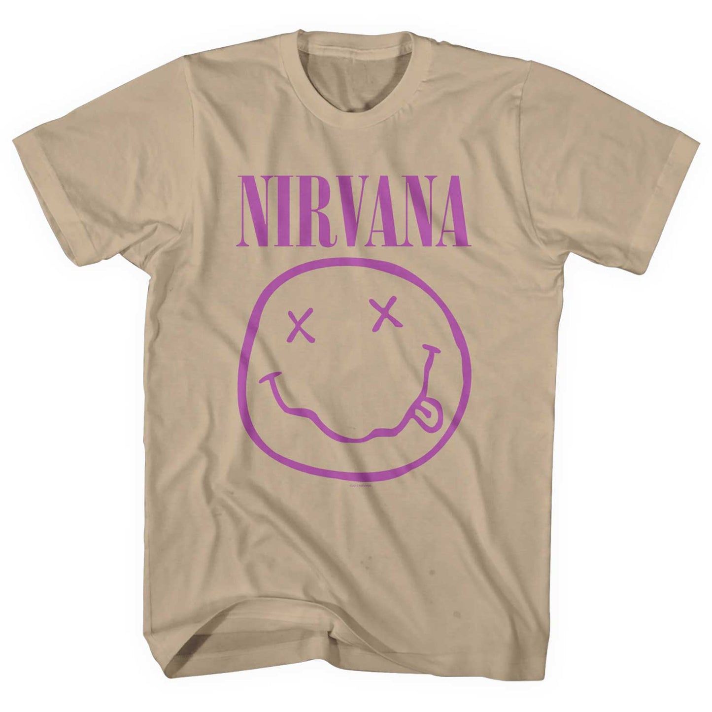Nirvana T-Shirt: Purple Happy Face