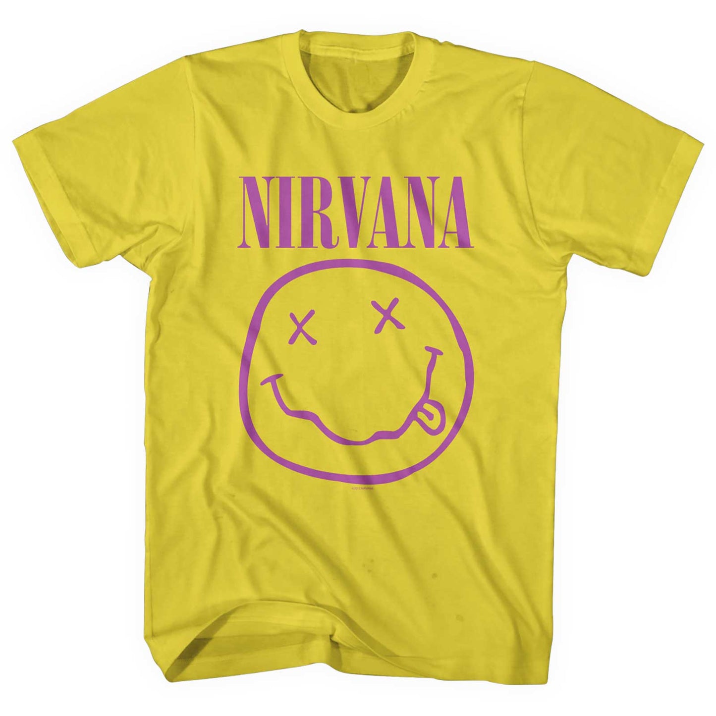 Nirvana T-Shirt: Purple Happy Face
