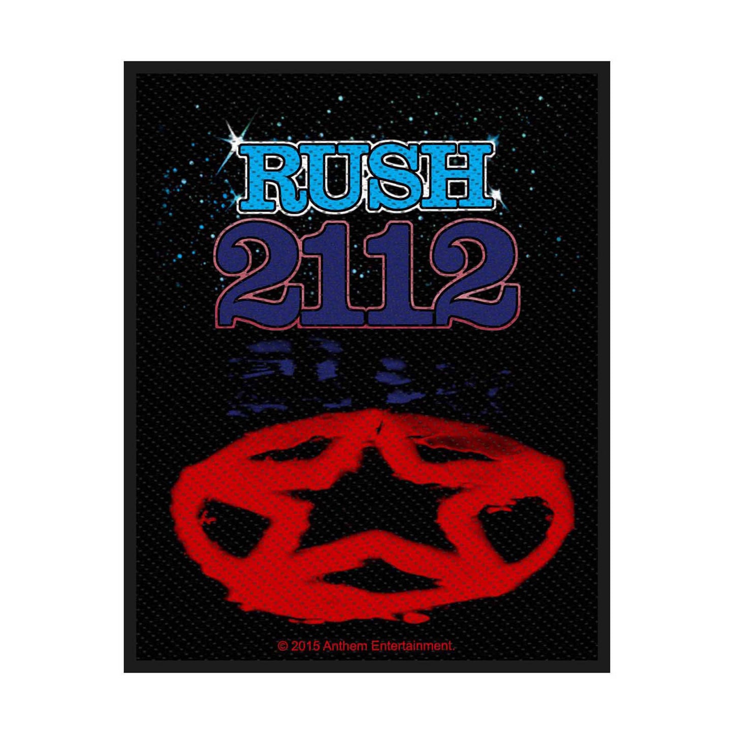 Rush Standard Woven Patch: 2112