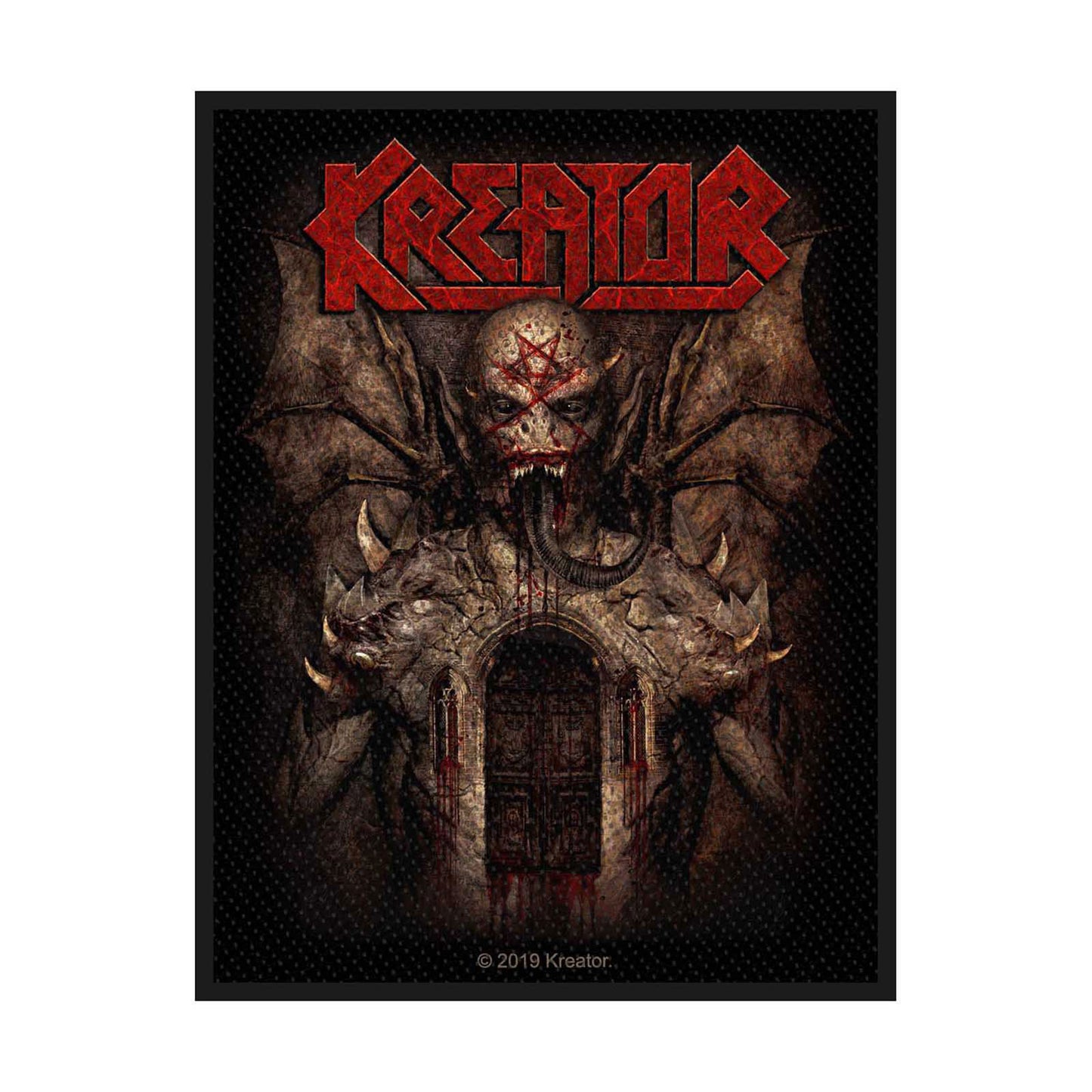 Kreator Standard Woven Patch: Gods of Violence