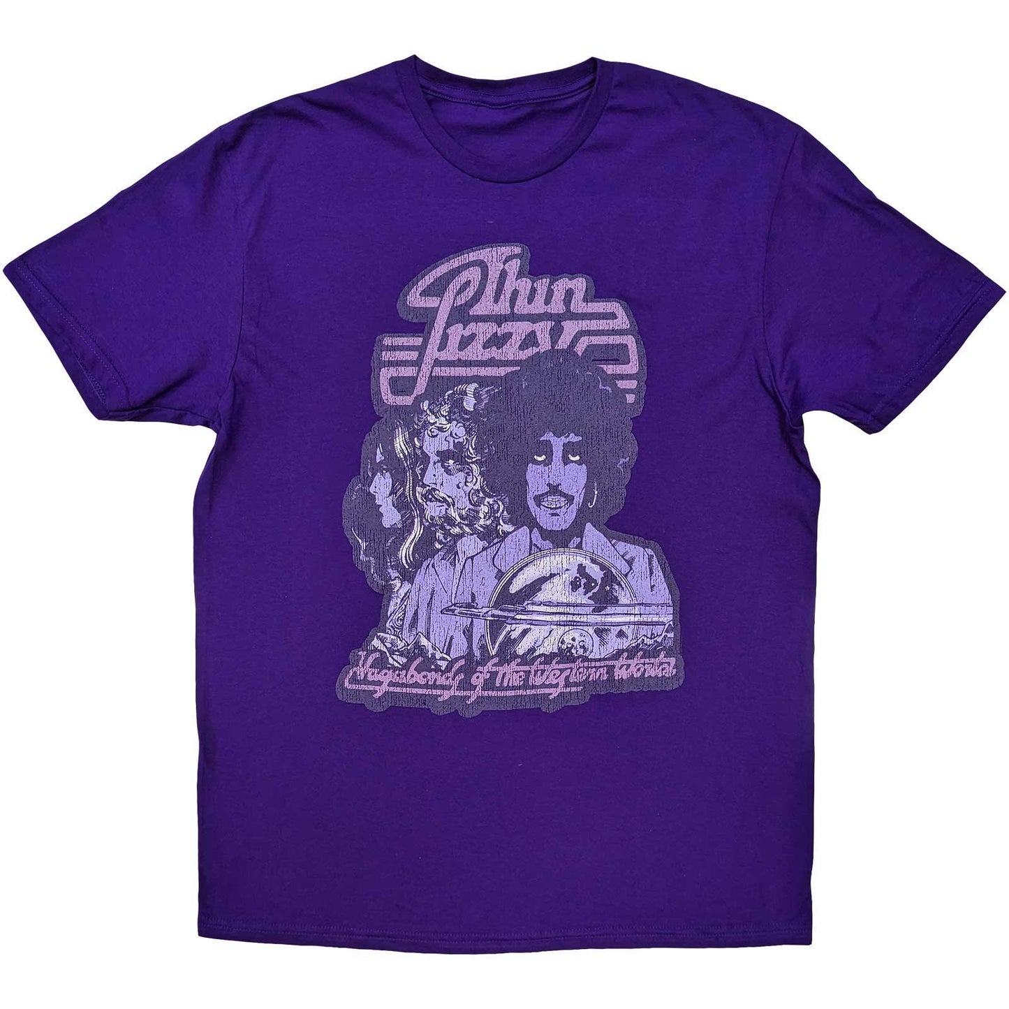 Thin Lizzy T-Shirt: Vagabonds of the Western World Mono Distressed