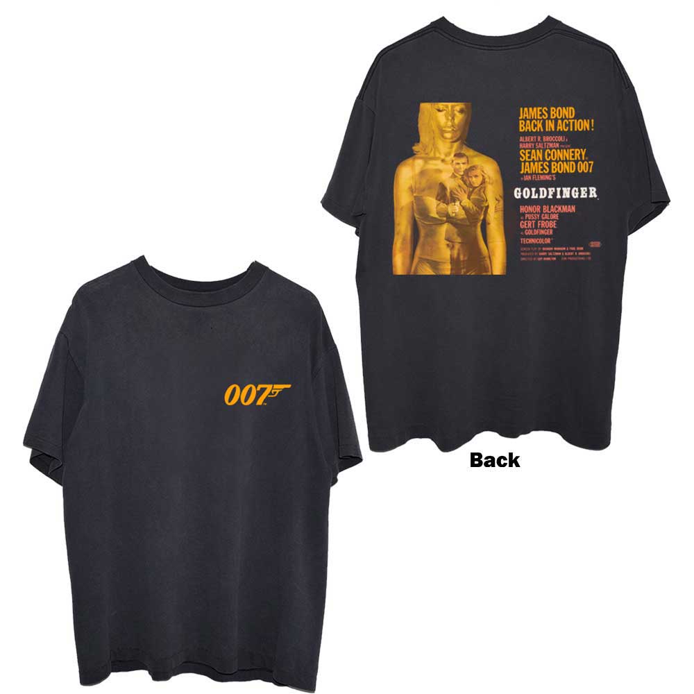 James Bond 007 T-Shirt: Goldfinger Movie Poster