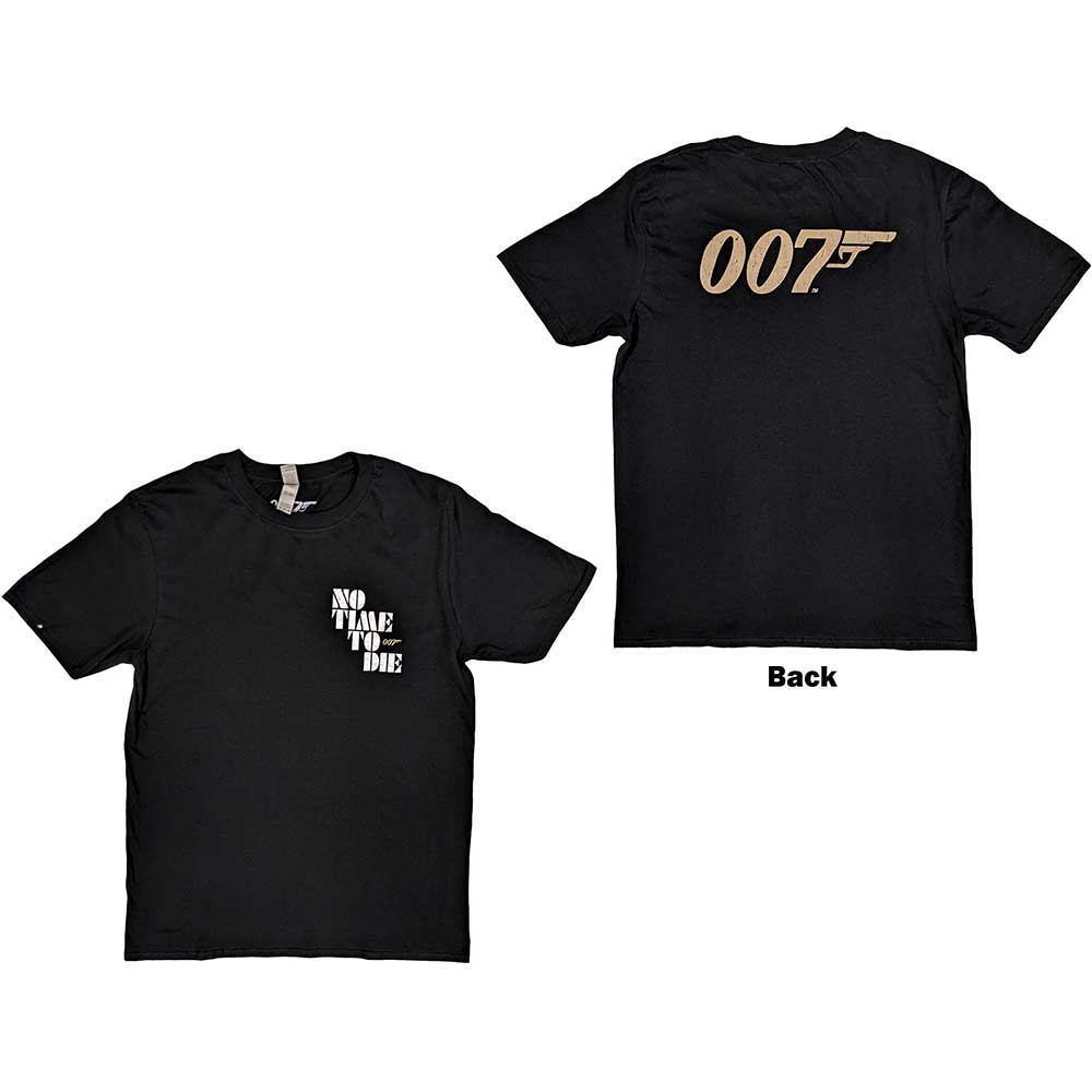 James Bond 007 T-Shirt: No Time To Die & Logo