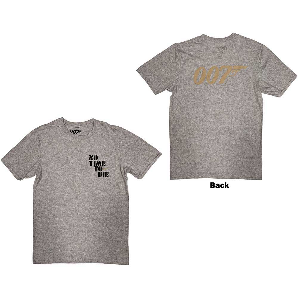 James Bond 007 T-Shirt: No Time To Die & Logo