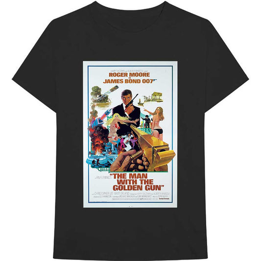 James Bond 007 T-Shirt: The Man With The Golden Gun Poster