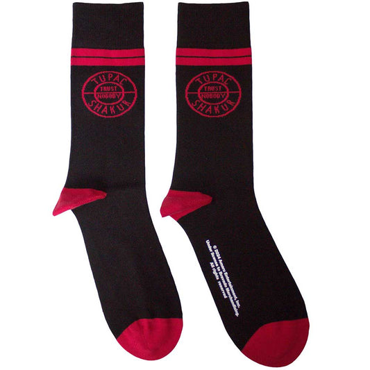 Tupac Socks: Circle Logo