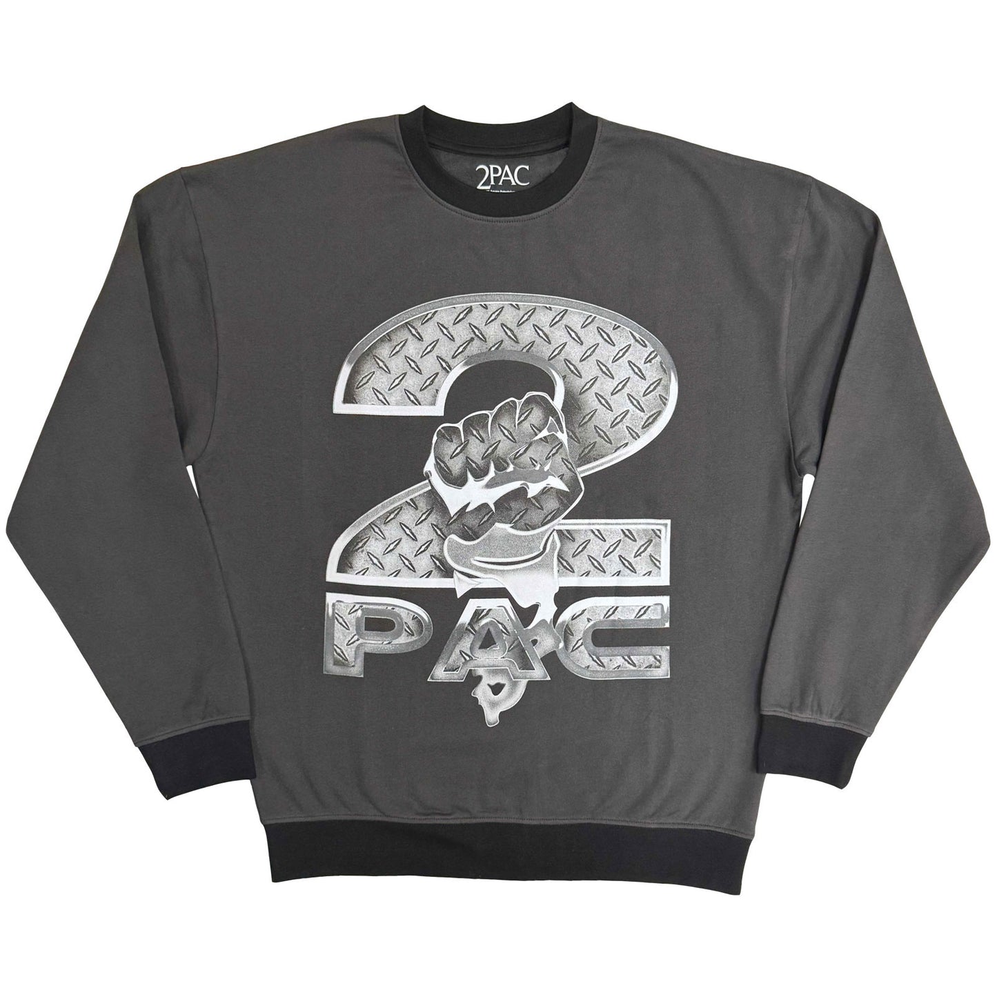 Tupac Sweatshirt: Steel Logo