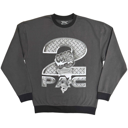 Tupac Sweatshirt: Steel Logo