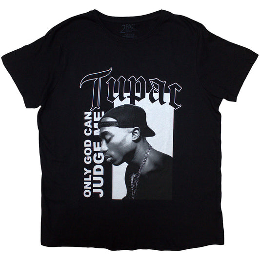 Tupac Ladies T-Shirt: Only God Text