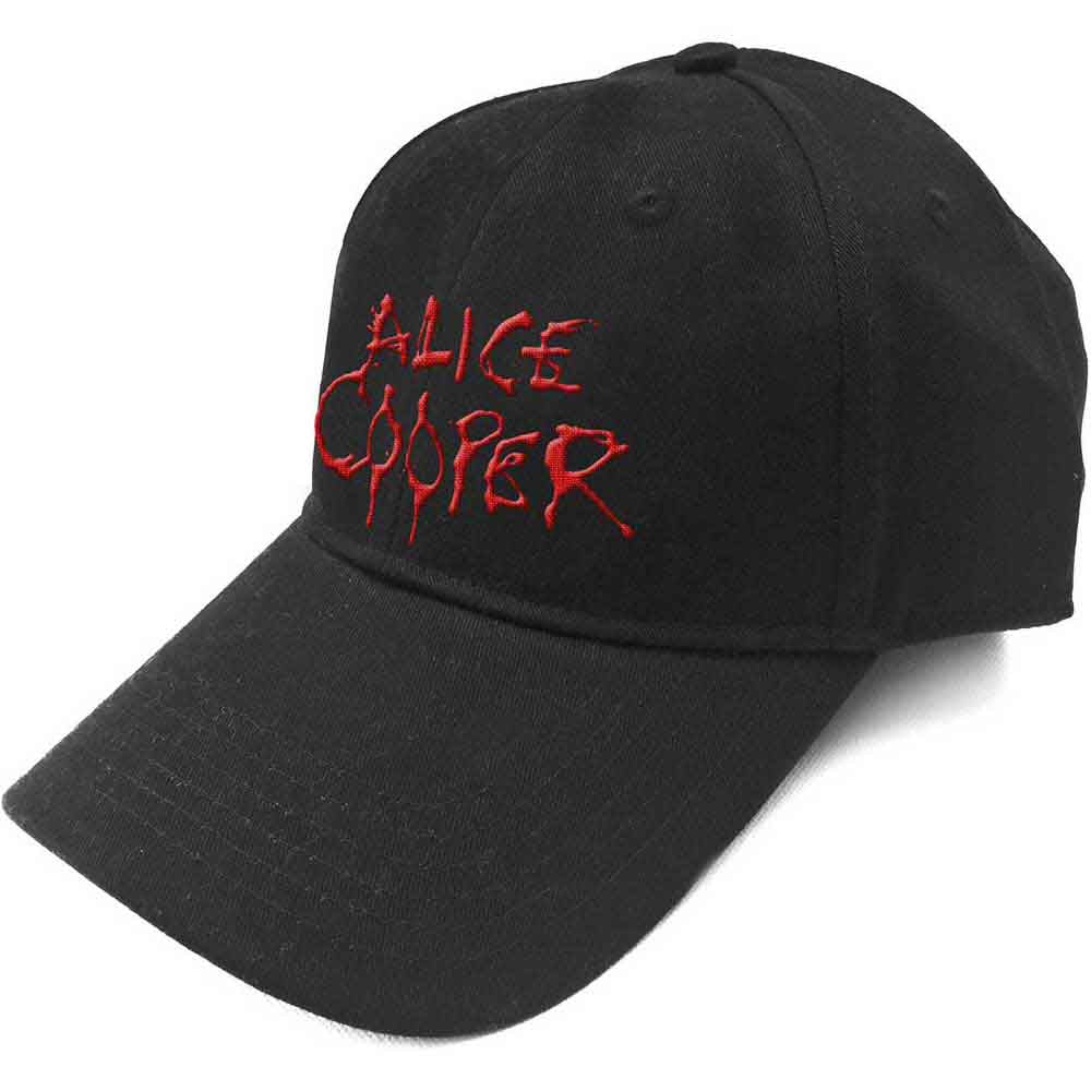 Alice Cooper Baseball Cap: Dripping Logo
