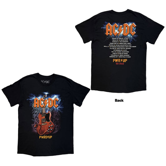 AC/DC T-Shirt: Guitar EU Tour '25