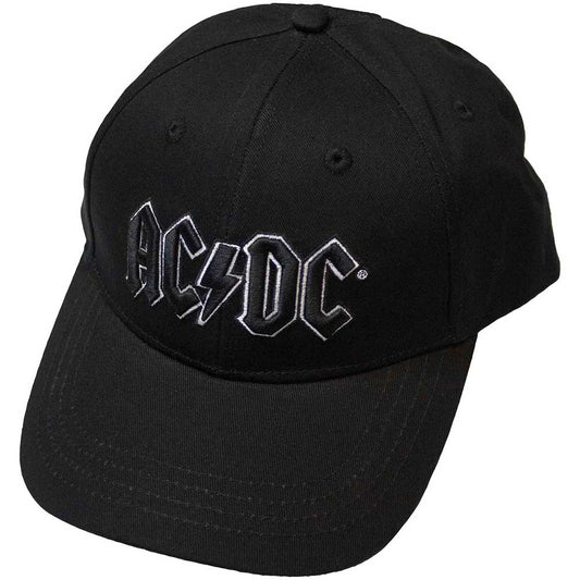 AC/DC Baseball Cap: Black Logo