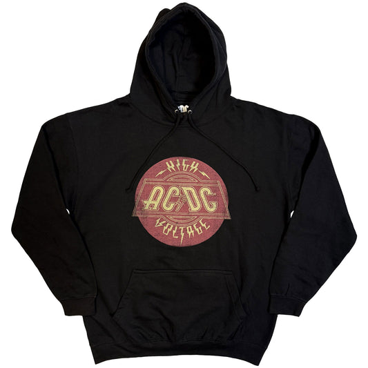 AC/DC Pullover Hoodie: High Voltage Vintage