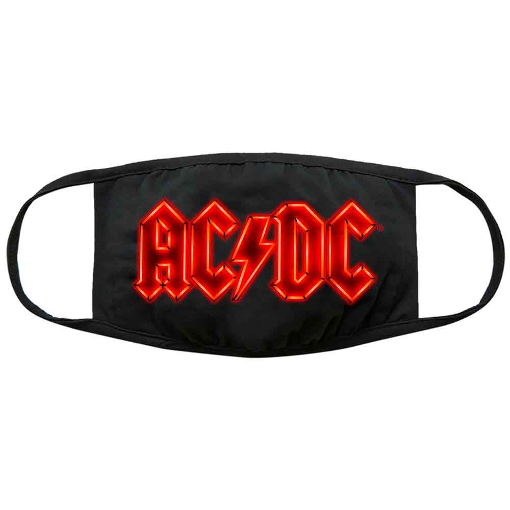 AC/DC Face Mask: Neon Logo