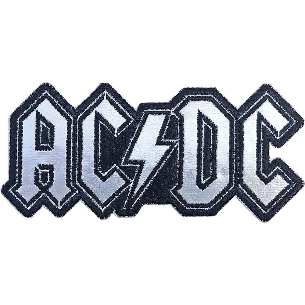 AC/DC Patch: Cut-Out Foil Logo