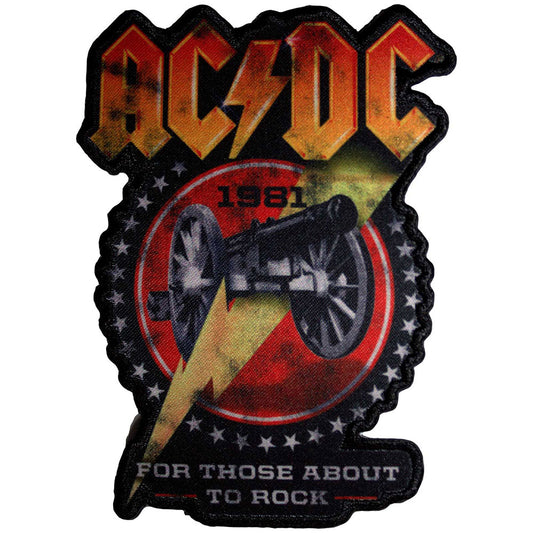 AC/DC Patch: For Those About To Rock 1981 Cut-Out