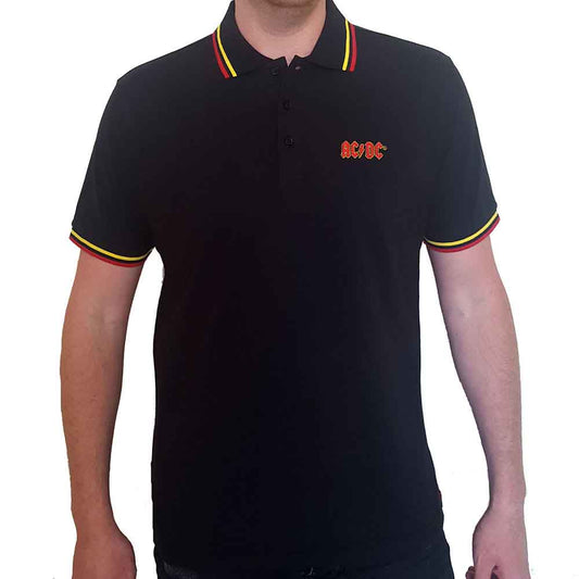 AC/DC Polo Shirt: Classic Logo