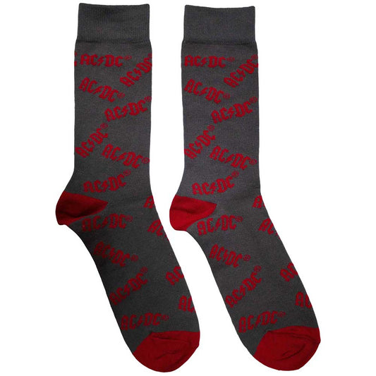 AC/DC Socks: Logo Pattern