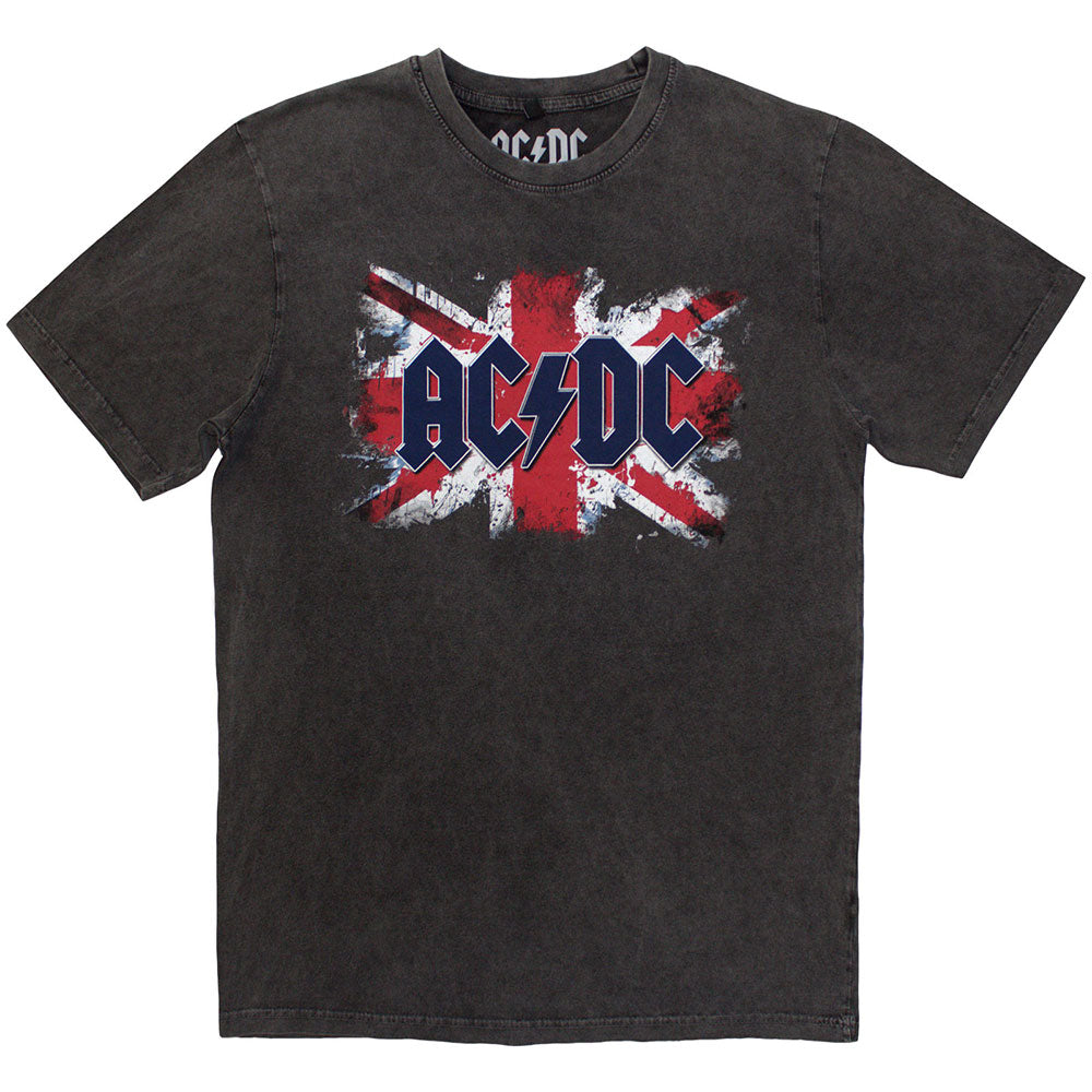 AC/DC Stone Wash T-Shirt: Flag