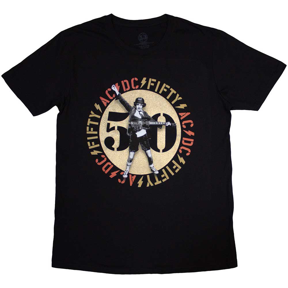 AC/DC T-Shirt: Gold Emblem