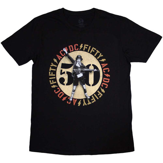 AC/DC T-Shirt: Gold Emblem