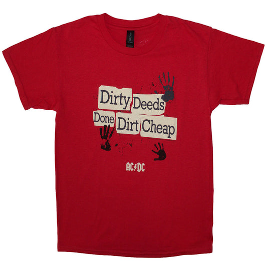 AC/DC T-Shirt: Dirty Deeds Done Dirt Cheap